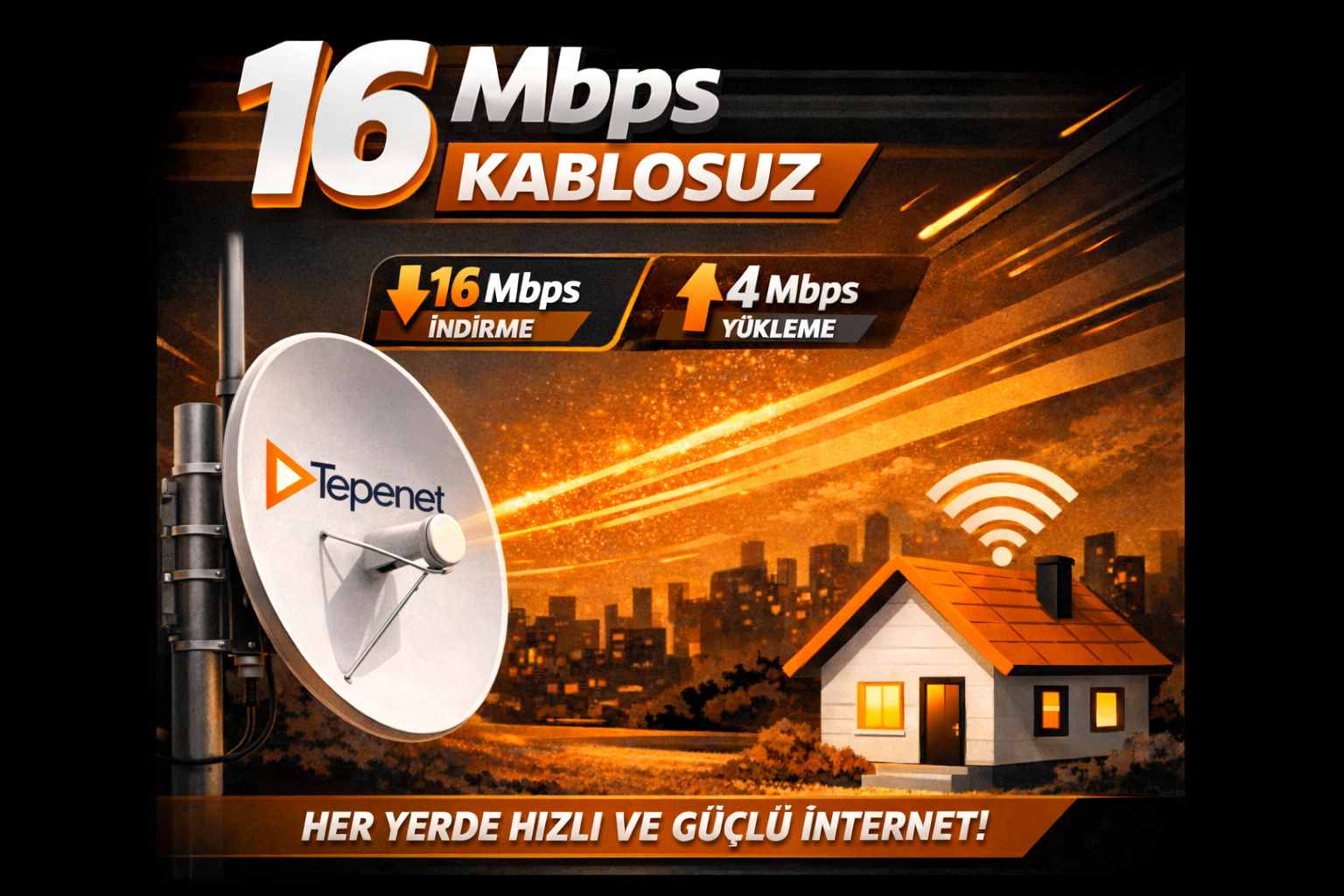 16 Mbps Kablosuz