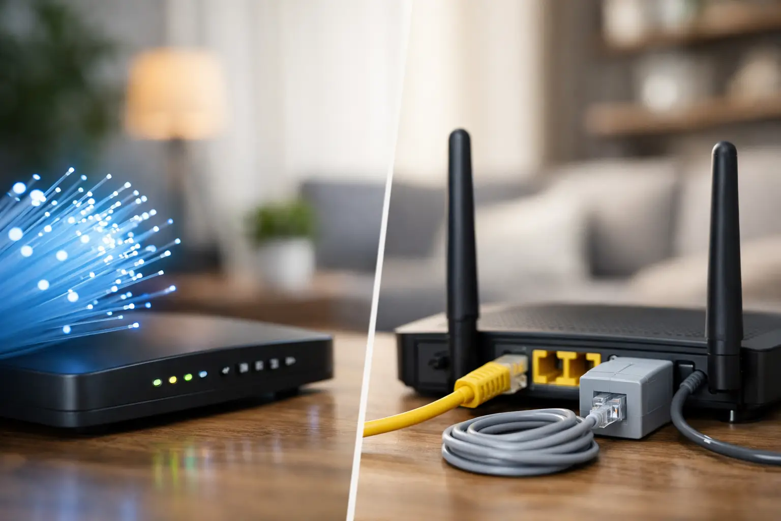 الألياف الضوئية أم VDSL؟ الخيار الصحيح لمنزلك